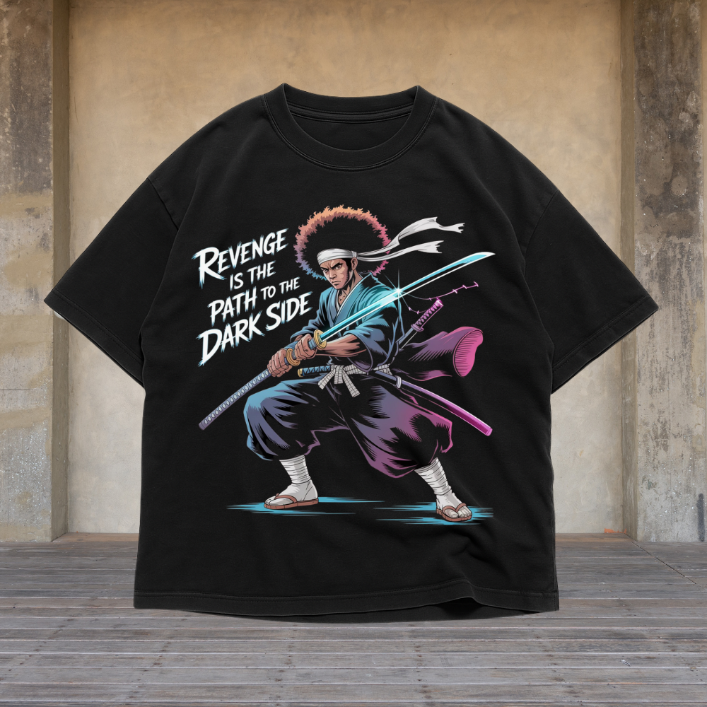 afro samurai cyberpunk shirt